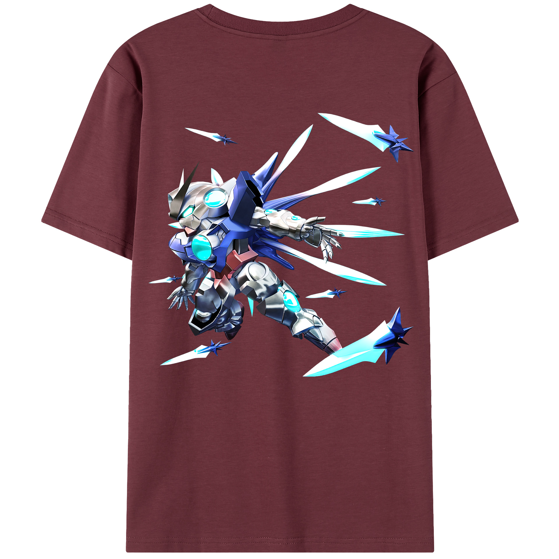 （画像用） 機動戦士ガンダム Mobile Suit Gundam 綿100％半袖Tシャツ（背面プリント）